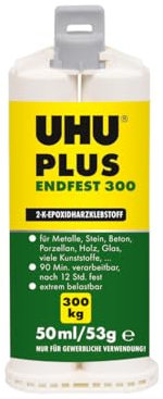 UHU Colla bicomponente Plus Endfest cartuccia 50ml per pistola