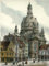 Handkolorierte Radierung Dresden, Frauenkirche als loses Blatt