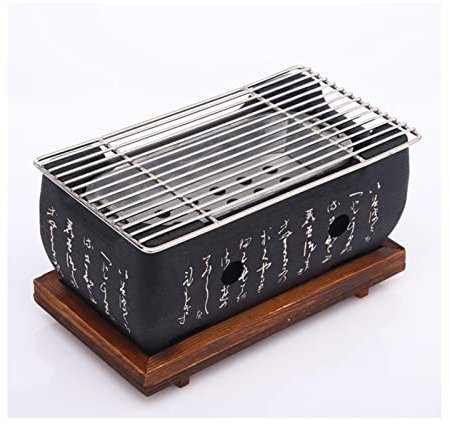 GCBSH Parrilla de Barbacoa Japonesa para Yakiniku, Parrilla de Barbacoa Japonesa, Estufa de Barbacoa porttil, Estufa de Carbn para Comida Japonesa, Herramientas de Barbacoa para el hogar