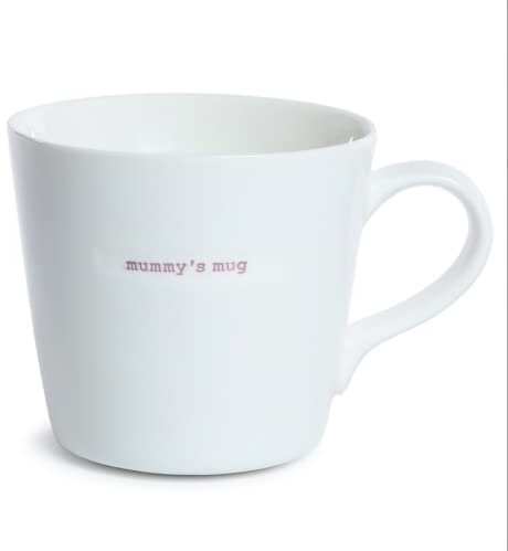 XL Statement Henkeltasse Mummy's Mug Lila 500 ml Keith Brymer Jones Kaffee-Tasse Porzellan Keramik
