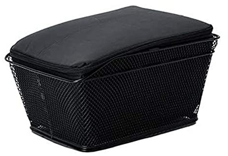 Micvtve Panier de Grande Capacité Porte-Bagages pour Monter Le MéTallique Panier de Rangement pour avec Couvercle éTanche A
