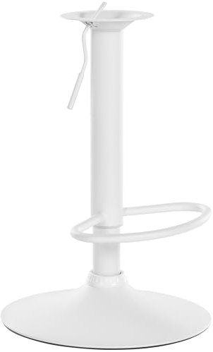 CLP XL-Gestell Für Barhocker I Verstärkte Barhockersäule I 8 X 8 Oder 10 X 10 cm Lochabstand I DIY Barhocker Bis 150 Kg, Farbe:weiß, Größe:8 x 8 cm