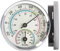 Hygrometer Innen,Sauna Thermometer Hygrometer,Hygrometer Analog,Raumthermometer,Gewächshaus Thermometer,Analoges Präzisions-Thermo-Hygrometer Für Raumklimakontrolle,Analog,Kontrolle Von Temperatur