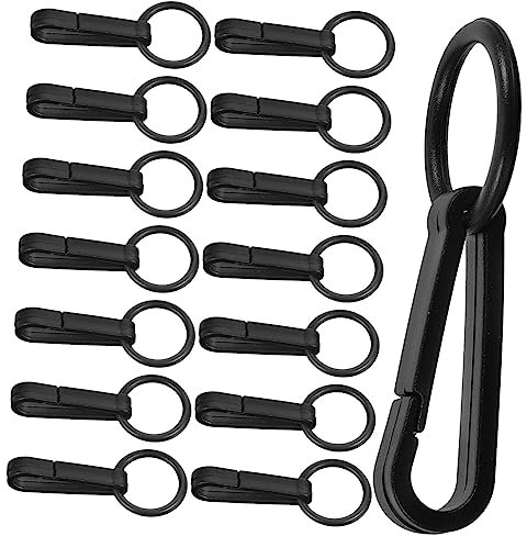 GRIRIW 100stücke Bauhelmhaken Aus Kunststoff Leicht Montierbarer Zeltzubehörhaken Sicherheits-Haken Für Stirnlampe Und Außenscheinwerfer Für Werkstatt Und Zeltgebrauch