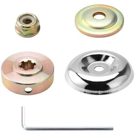 VooGenzek 5 Piezas Kit de Fijación de Tuerca de Cuchilla, Kit de Fijación de la Tuerca de la Cuchilla de la Caja de Cambios, para Cortacésped, Desbrozadora
