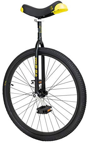 QU-AX, Luxus, Einrad, 26, schwarz, Reifen schwarz