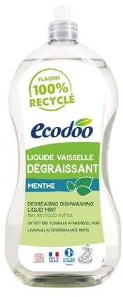 Ecodoo Eco Recharge pour Vaisselle Ultra-graissante, 1 L