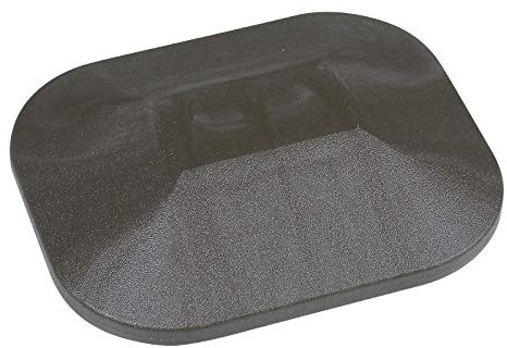 Graphite, Flat Cap for Composite Fence Post of Plastic Eco Fencing Panels