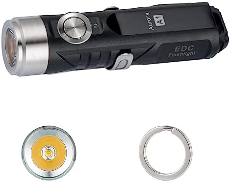 RovyVon Aurora A1-G4 Mini Keychain Flashlight 5 Mode 5000K Neutral White