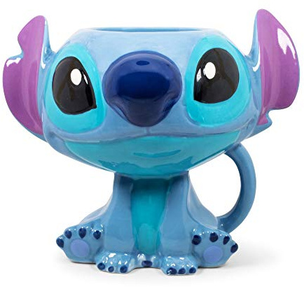 Disney Lilo & Stitch 3D Ceramic Coffee Mug | Holds 15 Ounces