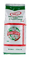 Bravi Caffè – Caffè in grani tostatura artigianale – Miscele Varie - Pacco 1 kg (BAR)
