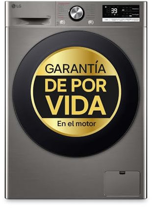 LG F4WR7010AGS - Lavadora Inteligente, 10kg, AI Direct Drive, 1400rpm, Carga Frontal, TurboWash 360º, Casificación A, Serie 700, Inox Grafito