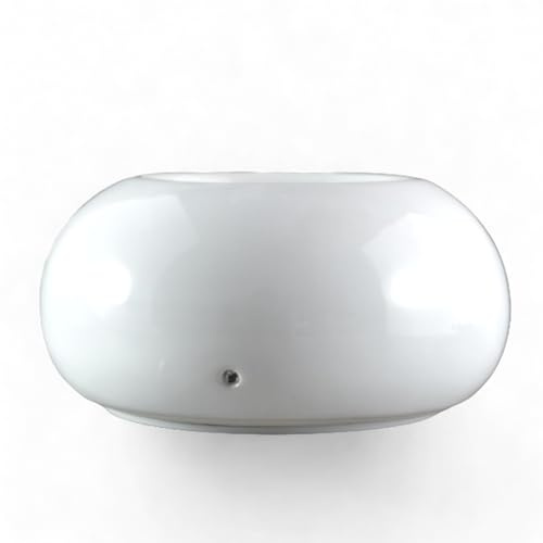 Zen’Arôme Diffuseur par Chaleur Douce ZenCeram Blanc - Brûleur Aromathérapie et Parfum d’Ambiance - Température Auto régulée - Conçu en Céramique - Compact, Discret et Silencieux - H 7cm