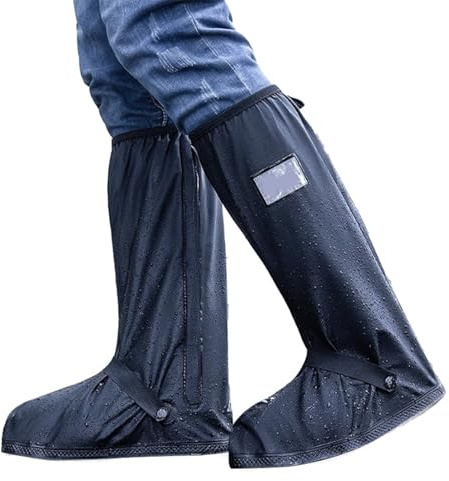 YULIAO Couvre Chaussure Impermeable, Surchaussures Impermeables, Chaussures Pluie Couverture, Surchaussures Étanches, Surchaussures Étanches Pluie, pour La Pluie, La Neige, L'extérieur (L)