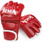 Music Boxing Machine Boxhandschuhe, Punchinghandschuhe Karate Handschuhe für Sparring Martial Arts für Erwachsene und Kinder MMA Body Combat Taekwondo Training, (Rot)