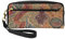 ZXMDZTSS Afrikanisches Textil-Patchwork-Design, personalisierbares Federmäppchen und Make-up-Tasche, kompakter Organizer für Studenten, Künstler, Reisen, Schwarz , Einheitsgröße, Lässiger