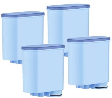 Molifal Wasserfilter für Philips AquaClean CA6903/10 CA6903/22- Filterpatrone kompatibel mit Saeco Philips LatteGo Kaffeevollautomat - BPA-frei, kalkfrei, verbessert Geschmack (4X)