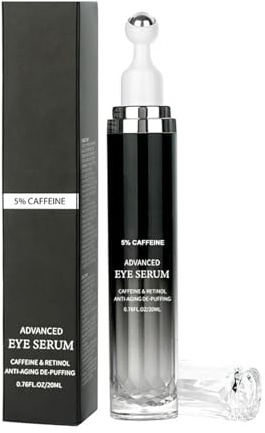 Sérum Para Ojos Roll-On,Cuidado De Ojos Antienvejecimiento,Serum Roll-On Para Contorno De Ojo,Suero Paras Ojo Con Cafeína,Suero Rodillo,Rodillo Paras Debajo Los
