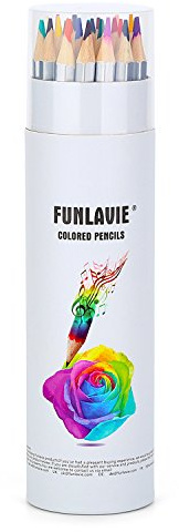 Buntstifte Farbstifte Colour Pencils 24 Farben Bleistifte bei FUNLAVIE
