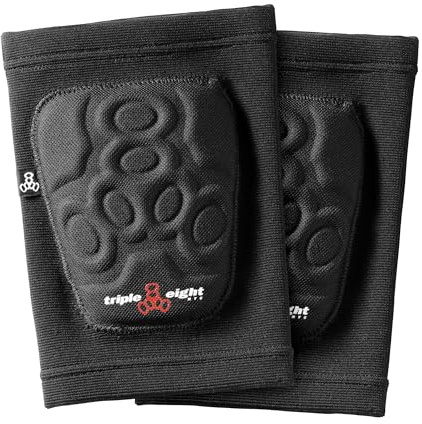 Triple Eight Covert Elbow Pads, Black, Large (62108)
