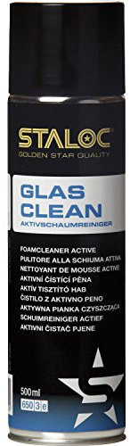 staloc Clean in vetro pulitore | Attivo Schiuma Detergente | Anche per plastica, metallo, ecc. | 500 ML