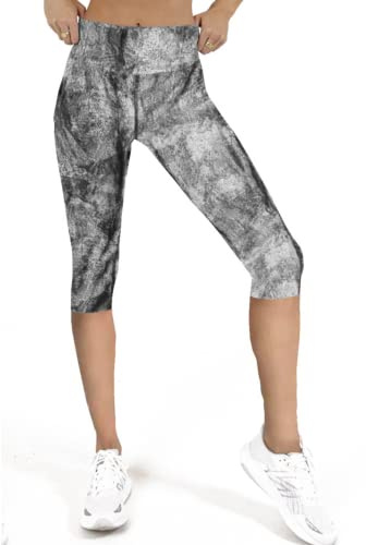 Nakloe - Kvinnors korta leggings - Kvinnors korta strumpbyxor - Kvinnors kortbyxor - Pirater strumpbyxor Kvinna Fitness, Gym, Yoga Elastic och icke-transparent, Svart, S