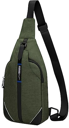 Waterfly Antifurto Zaino Monospalla Borse a Spalla Uomo Donna Sportivo Zaino a Tracolla Monospalla Borsello Petto Sling Bag per Scuola Lavoro Trekking Viaggio Uomo Tracolla