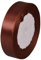 Satinband Dunkelbraun 20mm, 22 Meters Geschenkband Schleifenband Bänder zum Basteln Nähen, Dekoband Stoffband Bänder für Geschenkverpackungen Haarschleifen Geburtstag Hochzeit Partys Dekoration
