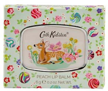 Cath Kidston Lip Balm 6g and Compact Mirror, Shea Butter and Hyaluronic Acid, Essential Oils of Coconut and Olive, Pocket and Travel Size, Vegan and Cruelty Free, Beauty Gift For Her, Carnival Parade