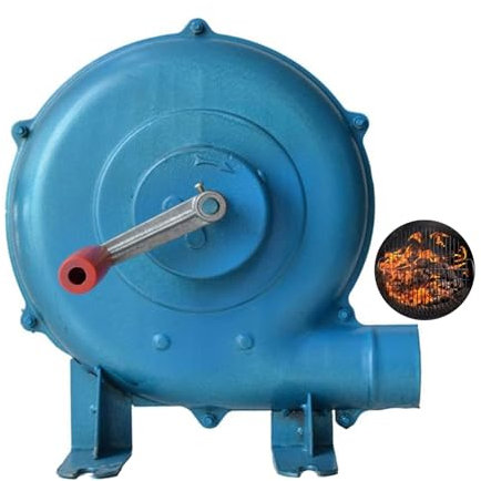 Accesorios para Barbacoa, soplador Manual para Barbacoa Iron Gear - Ventilador para Barbacoa para cocinar al Aire Libre, Ventilador Manual Iron Gear para Palomitas de maí