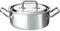 Spring 0415500622 Brigade Premium Bratentopf nieder mit Deckel, Edelstahl, silber, 12,6 x 29,4 x 33,8 cm