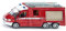 siku 2113, Feuerwehr Mercedes-Benz Sprinter, 1:50, Metall/Kunststoff, Rot, Öffenbare Türen