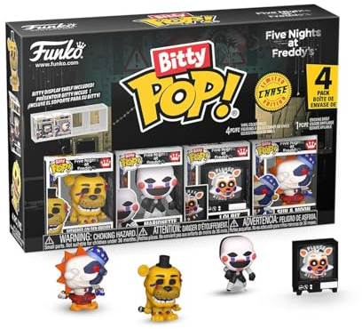 Funko Bitty POP! 4 Pack: FNAF - Withered Golden Freddy