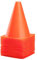 CARTMAN Kunststoff-Trainingshütchen (24er-Set, 18 cm) Agility-Fußballkegel, Indoor-Outdoor- und Festveranstaltungen, Feldmarkierung, Agility-Hüte für Fußball, Skaten, Fußball, Basketball