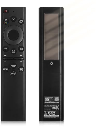 BN59-01385A Solar Voice Remote for Samsung TV Remotes Replacement with Bluetooth Rechargeable Solar Cell Fit for Samsung Remote Control for Smart TVs Frame Neo LED Ultra HD Series