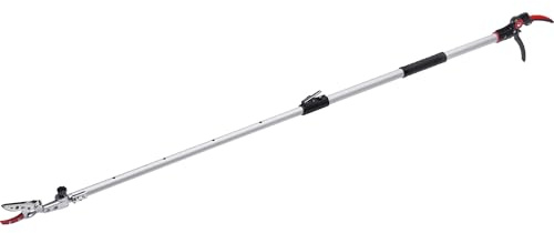 Meister Greifschere – Teleskopierbar von 111–166 cm – Ø 10 mm Schnittleistung – Ideal für hohe Äste & Teichpflege – Teichschere mit SoftTouch-Griff & Antihaft-Beschichtung