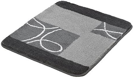 Kleine Wolke Badteppich Curly grau 55 x 65 cm