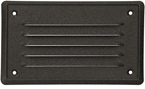 KOTARBAU® Griglia di ventilazione 165 x 100 mm con rete grafite aerazione areazione metalica da sovrapporre