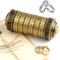 TUPARKA 5 Stück Da Vinci Code Mini Cryptex Puzzle Boxen Interessantes Kreatives Geschenk Bronze