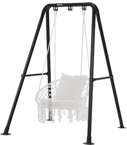 G TALECO GEAR Soporte para Silla de Hamaca, Soporte de Hamaca de Acero Resistente, Soporte de Columpio Multiusos de 300 Libras para Interiores y Exteriores, Silla Hamaca no incluida