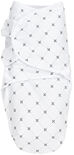 Meyco Baby X Mrs.Keizer Louis Pucksack, Erstausstattung Neugeborene (Pucktuch für Babys ab 0-3 Monaten, weicher Schlafkomfort, 100% Baumwolle, atmungsaktiv, Einschlafhilfe), Grau