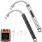 Tonsooze Accendino USB 2 pcs Arco Elettrico Accendigas Ricaricabile Accendino Lungo Collo Girevole a 360° per Cucina,Candela, Barbecue,Camino,Campeggio