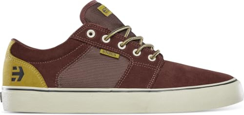 Etnies Herr Barge LS Skate sko, vinröd/brun, 44 EU, Vinröd brun, 45 EU