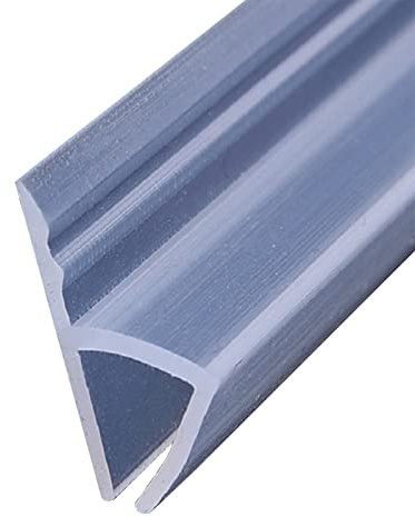 Duschtätning, 200 cm duschdörrtätning för 6/8/10/12 mm, gummitätning, vattenavvisande dusch, glasdörr, duschdörr, tätning, duschtätning (H1, 8 mm) (H-8 mm)