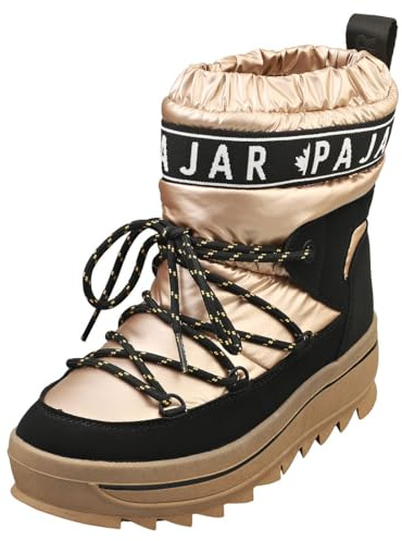 PAJAR Womens Galaxy Pull On Waterproof Snow Boot - Rose Gold - 5 UK