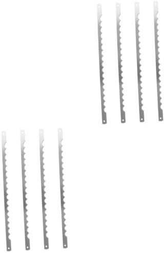 Artibetter 8pièces Lames De Coupe à Compatible Avec Machines à Coupe Précise Et Réduite Des Miettes Design Dents De Scie Parfait Pour Trancher Gâteaux Et Pâtisseries