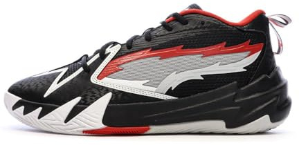 PUMA Zapatillas de Baloncesto Negro/Rojo Hombre Scoot Zeros City, Negro , 42.5 EU