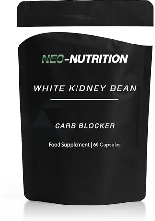 Neo White Kidney Bean Extract 5000mg x 60 Caps - Weight Loss Carb Blocker Diet Fat Absorber High Strength Carbohydrate Control Supplement