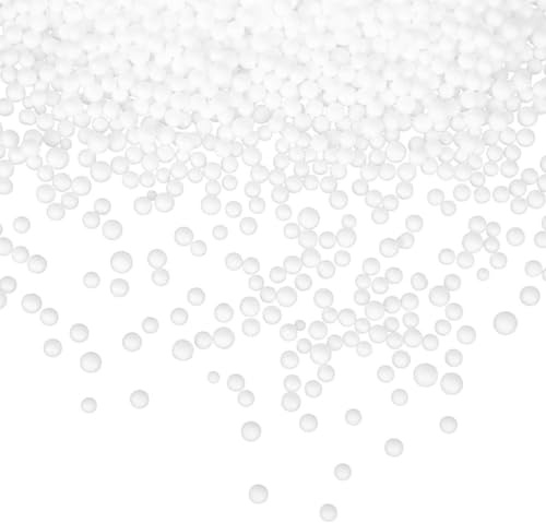 IWOWHERO Riempimento per Pouf Sacco in Perline di Schiuma Epp Granuli Imbottitura Sicura e Odorless per Cuscini Poltrone e Sedute Relax Multifunzionali