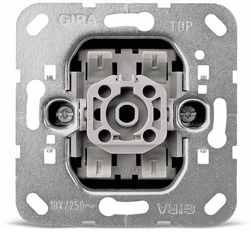 Gira 010700 Wippschalter Kreuz Einsatz, Metallisch
